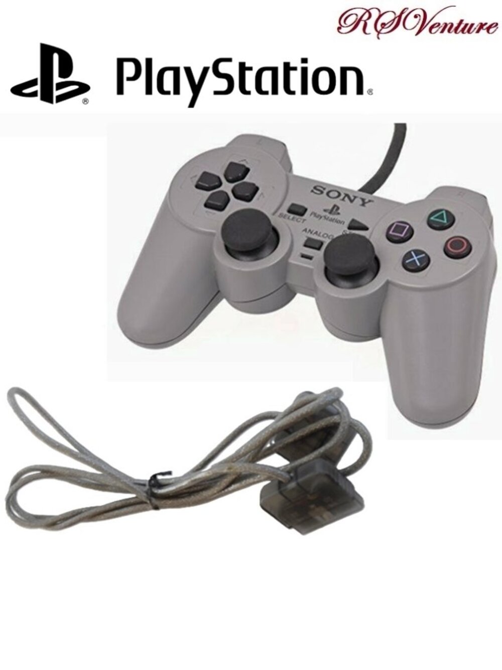 Playstation PS1 Controller & Extension Cable